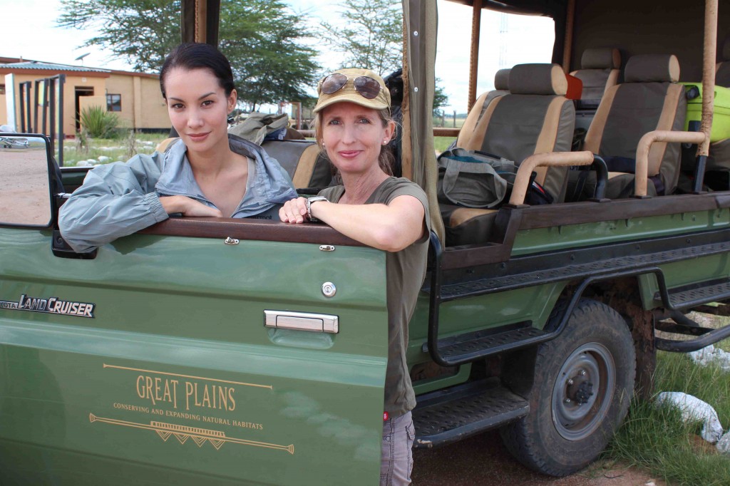 Nadya & Tammie in Amboseli National Park, home of elephants