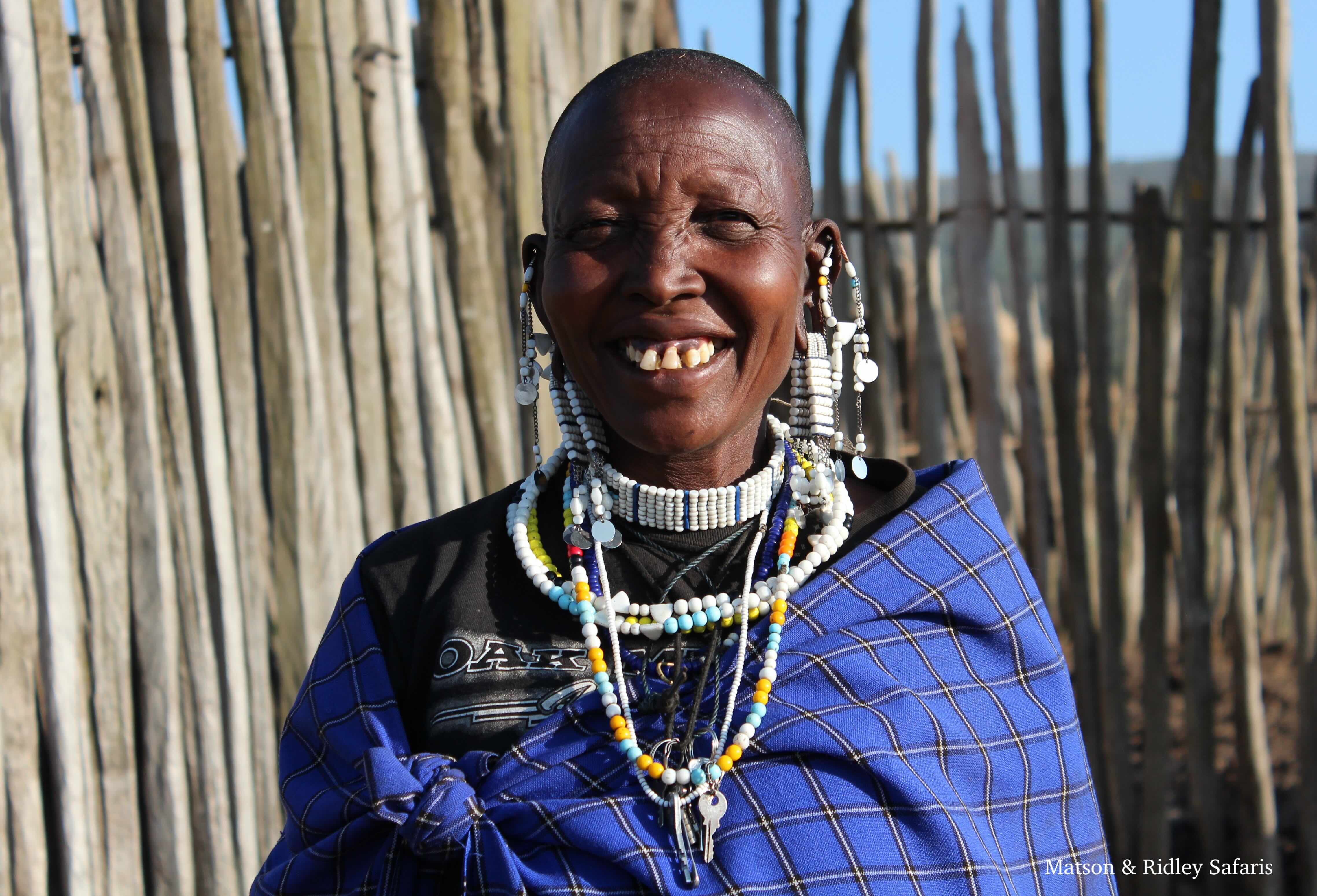Masai woman reduced