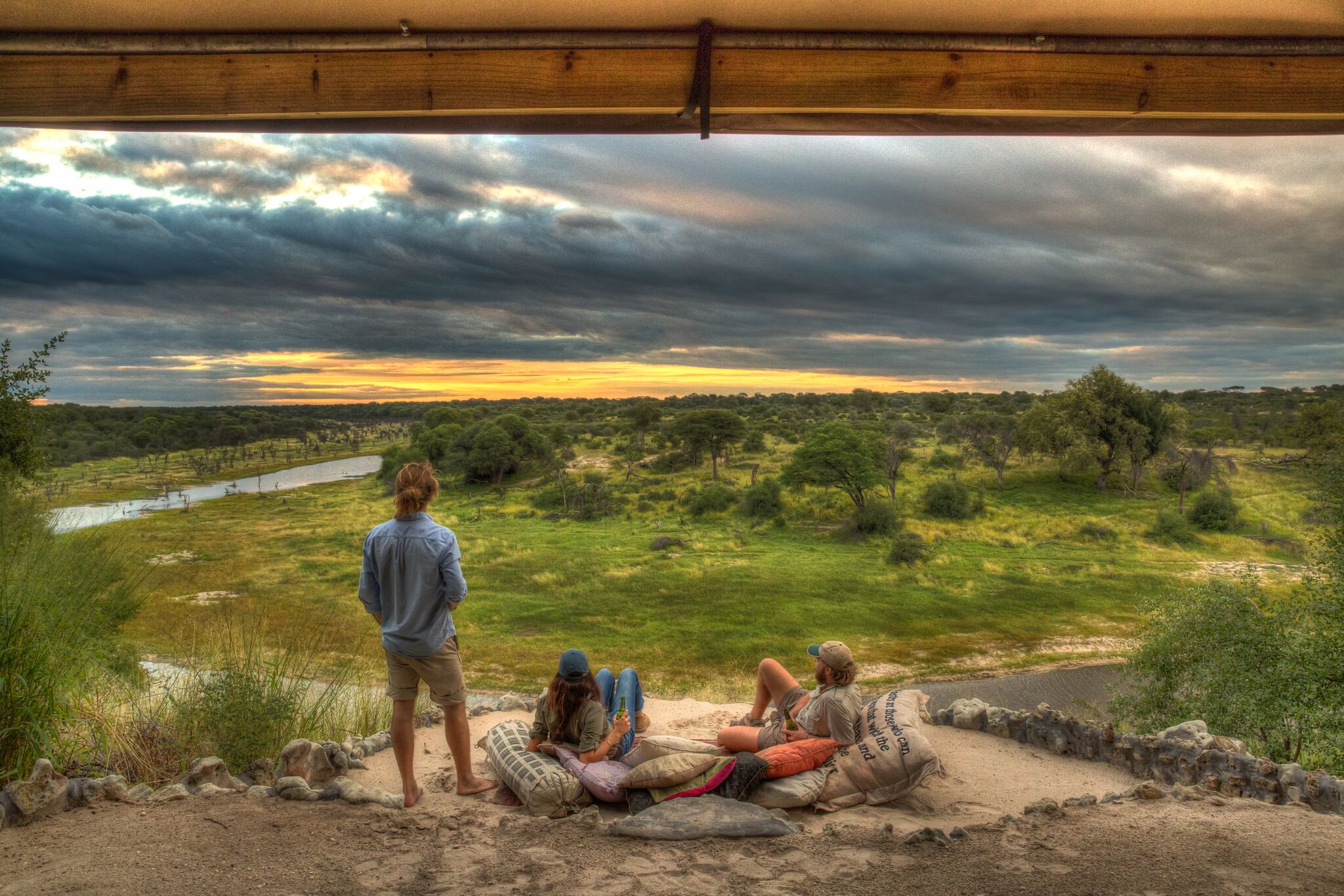 Meno a Kwena Veranda View over Makgadikgadi National Park
